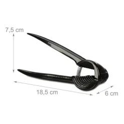 Nötknäckarset, 6x18.5x7.5 cm, Svart