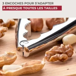 Nötknäppare - Fackelmann - Ref. 48218 - Bright krom - 3 storlekar - Köksredskap