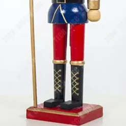 Nötskrika - TEKNIKRABATT - Soldat - 60 cm - Vintage trädekoration - Tysk hantverk