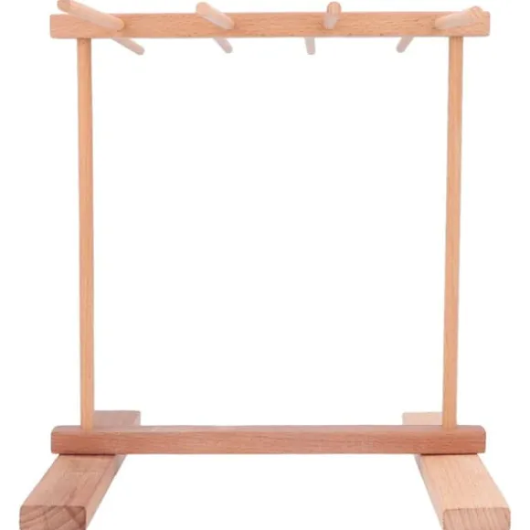 Nudeltorkställ i trä 15,4 X 8,7 X 11,8 tum hopfällbart Förhindra halka Pasta torkställ för hemmet