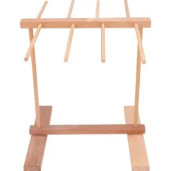 Nudeltorkställ i trä 15,4 X 8,7 X 11,8 tum hopfällbart Förhindra halka Pasta torkställ för hemmet