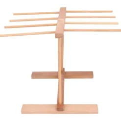 Nudeltorkställ i trä 15,4 X 8,7 X 11,8 tum hopfällbart Förhindra halka Pasta torkställ för hemmet