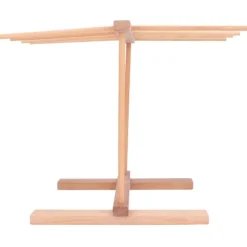 Nudeltorkställ i trä 15,4 X 8,7 X 11,8 tum hopfällbart Förhindra halka Pasta torkställ för hemmet