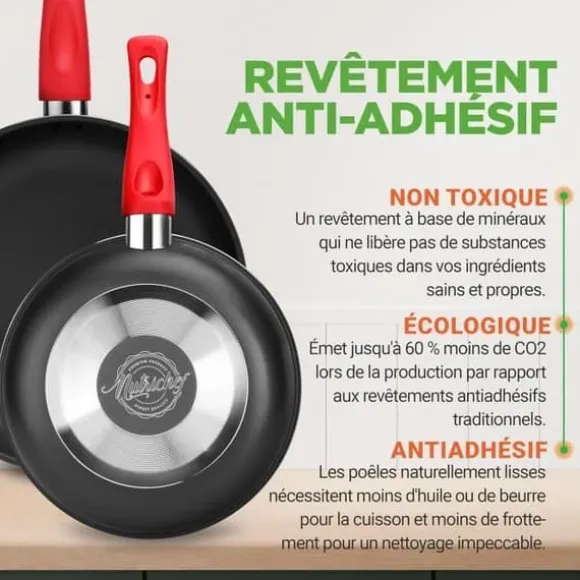 NutriChef Non-stick köksredskap 21 delar
