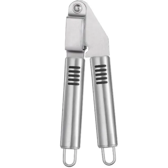 Ny vitlökspress med halkfritt handtag i rostfritt stål