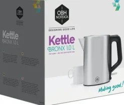 OBH Nordica Bronx vattenkokare 1 l, rostfritt stål