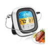 OBOSOE Digital kökstermometer med pekskärm – kött- & BBQ-temperaturmätare med sond och blå LCD