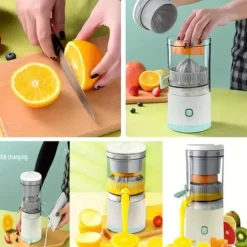 OBOSOE Trådlös Elektrisk Juicer - Portabel multifunktionsjuicer med USB-laddning | Perfekt för apelsiner och frukt