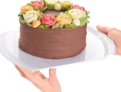 OBOSOE Cake Lifter Spatula Transfer Tool för enkel Cake Pizza och rörliga släta kanter Robust design för hembakande och köksbruk