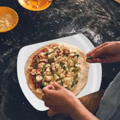 OBOSOE Cake Lifter Spatula Transfer Tool för enkel Cake Pizza och rörliga släta kanter Robust design för hembakande och köksbruk