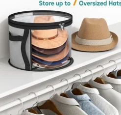 OBOSOE Extra Stor Vikbar Förvaringslåda med Förstärkt Handtag, Dubbelt Blixtlås & Säkerhetsrem – Genomskinligt Fönster, Hållbar, Lättvikts-PVC, Tvättb | CDON