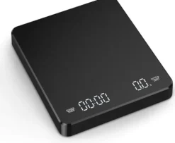 OBOSOE Högprecision USB-laddningsbar digital kaffevåg med timer – för espresso, pour-over och hembakning