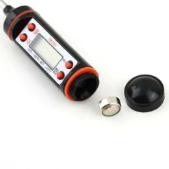 OBOSOE Hushållstermometer Digital LCD Matlagningstermometer Injektionsgrilltermometer för stekning, matlagning, grill/grill, bakning