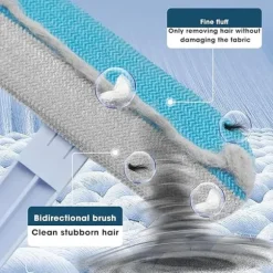 OBOSOE 4-i-1 Pälsborttagare för Husdjur – Multifunktionell Rengöringsborste för Päls, Ludd, Damm och Hår