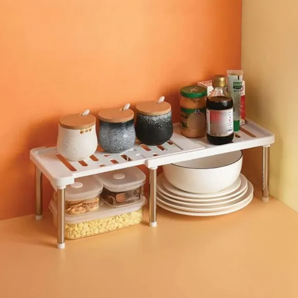 OBOSOE Köksverktyg Utbyggbar räknare Förvaringshylla bänkskiva Förvaringsskåp Kökshylla Organisation Rack Badrum Rack Köksutrustning