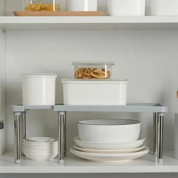 OBOSOE Köksverktyg Utbyggbar räknare Förvaringshylla bänkskiva Förvaringsskåp Kökshylla Organisation Rack Badrum Rack Köksutrustning