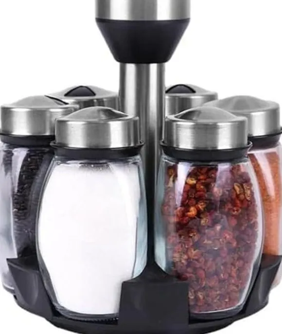 OBOSOE kryddlåda, krydddispenser, kryddbehållare, kök, kryddlåda, glasflaska, peppar, kryddbehållare, hylla, arrangöre, flaskahållare, kryddkrukor