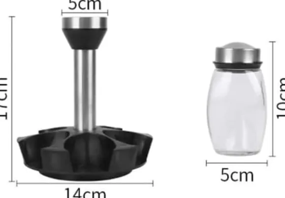 OBOSOE kryddlåda, krydddispenser, kryddbehållare, kök, kryddlåda, glasflaska, peppar, kryddbehållare, hylla, arrangöre, flaskahållare, kryddkrukor