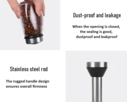 OBOSOE kryddlåda, krydddispenser, kryddbehållare, kök, kryddlåda, glasflaska, peppar, kryddbehållare, hylla, arrangöre, flaskahållare, kryddkrukor