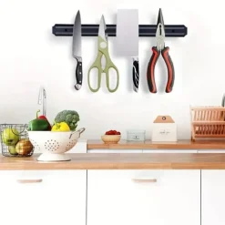 OBOSOE Magnetisk Knivhållare 48cm – Stark Magnetisk Knivlist för Kök, Kreativ Kökstillbehör