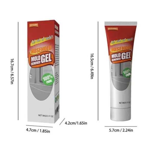 OBOSOE Mögelborttagare och Luktborttagare – Effektiv Mögelborttagningsgel för Badrum och Kök