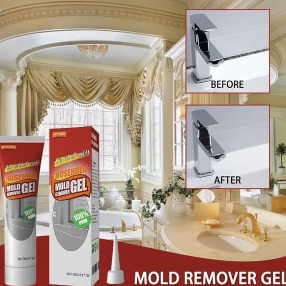 OBOSOE Mögelborttagare och Luktborttagare – Effektiv Mögelborttagningsgel för Badrum och Kök