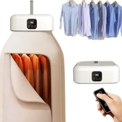 OBOSOE Mini torktumlare för kläder med timer (480 min) – Snabbtorkande, perfekt för studentrum och små utrymmen