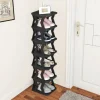 OBOSOE Multi Tier Shoe Rack, Utrymsbesparande skolagring, Sko rack arrangöre, Avtagbar skohållare, Ingång skolagring för ingångsdörr