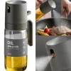 OBOSOE Olivenoljesprayflaska, flerändamålsblandare för olivolja med oljedrop rostbeständiga sojabönor för luftstekt bakning