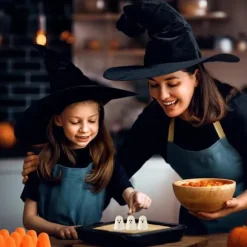 OBOSOE 2-Pack Halloween Silikonform, 3D Spökform, Non-stick Chokladformar med 9 Hål för Gelé, Gummy, Pudding