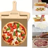 OBOSOE Pizzaspade - Non-Stick Yta, Lång Handtag, Lätt att Glida in i Ugnen, Perfekt för Överföring av Pizza, Diskmaskinsäkert