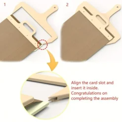 OBOSOE Pizzaspade - Non-Stick Yta, Lång Handtag, Lätt att Glida in i Ugnen, Perfekt för Överföring av Pizza, Diskmaskinsäkert