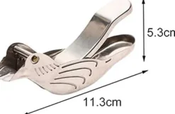 OBOSOE Rostfri Citruspress – Fågelformad Manuell Juicer för Citron, Apelsin, Lime & Granatäpple | Handheld Juicepress