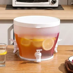 OBOSOE skrivbordsvatten dispenser för kylskåp, kallvattenkokare med kran och dricksburk, dricksvattendispenser för frukt för drycker