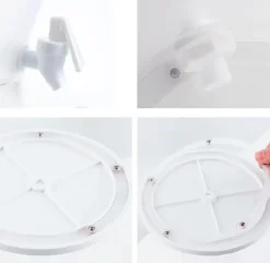 OBOSOE skrivbordsvatten dispenser för kylskåp, kallvattenkokare med kran och dricksburk, dricksvattendispenser för frukt för drycker