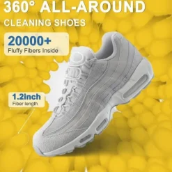 OBOSOE Tvättväska för Skor – Tvättpåse med dragkedja-360-graders heltäckande rengöring