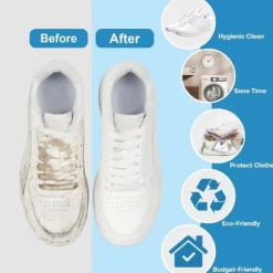 OBOSOE Tvättväska för Skor – Tvättpåse med dragkedja-360-graders heltäckande rengöring