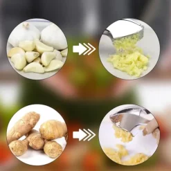 OBOSOE Vitlökspress – Enkel & Hållbar, Krossar Vitlök utan Skal