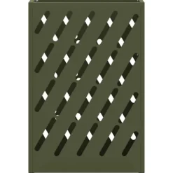 Olivgrön Paraplyställ i stål - Stilren och hållbar design | Storlek: 28x12x41 cm | Färg: Olivgrön