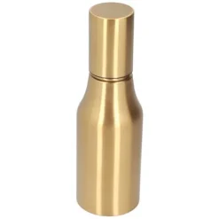 Olivolja dispenser i guld i rostfritt stål 500ML - Läcksäker och dammsäker köksoljekaraff