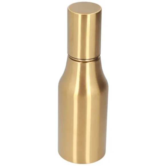 Olivolja dispenser i guld i rostfritt stål 500ML - Läcksäker och dammsäker köksoljekaraff