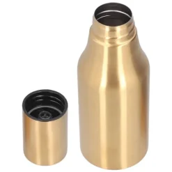 Olivolja dispenser i guld i rostfritt stål 500ML - Läcksäker och dammsäker köksoljekaraff