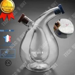 Olje- och vinägerdispenser - Rostfritt stål - Stor kapacitet 360 ml - Elegant design - Förseglad burk