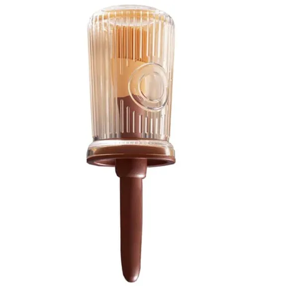 Oljeborste Högtemperaturbeständig livsmedelsklassad silikonbakelse Tråcklingsborste med röd flaska