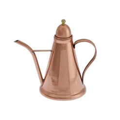 Oljekanna, olivoljekanna - 1L, koppar och mässing, 200 mm x 145 mm