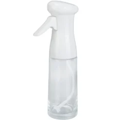 Oljesprayflaska - 300 ml, högtryck, ergonomiskt handtag, BBQ-bakning - vit