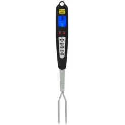 Omedelbar läsning Dual Probe LED Display Digital kött BBQ termometer matlagningsgaffel