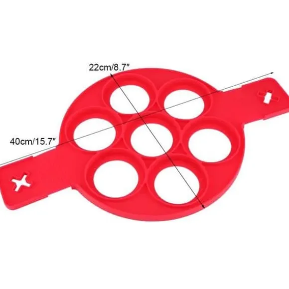 Omelett Crepes Pannkaksform Mat Silikon Nonstick Köksredskap #3