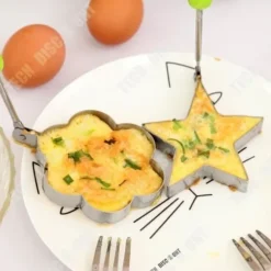 Omelettpannor - TD® - 4 former - Rostfritt stål - Diskmaskinskompatibel - Kreativ