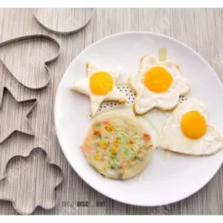 Omelettpannor - TD® - 4 former - Rostfritt stål - Diskmaskinskompatibel - Kreativ